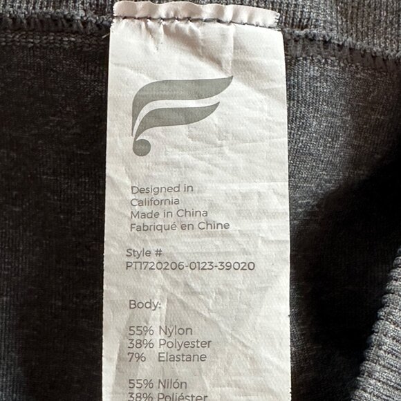Fabletics Seamless Leggings XS Gray High Rise Compression Workout Pants - Picture 9 of 12